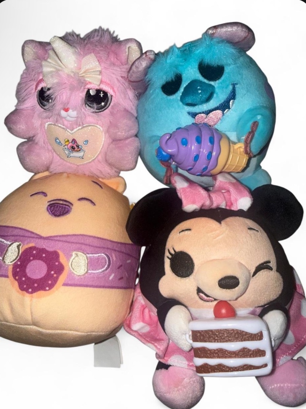 4 Plush Disney and Zuru toys bundle
